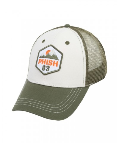 $6.00 Phish Ascend 83 Snapback Hat - Olive Mesh/Bone Hats