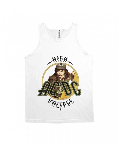 $7.73 AC/DC Unisex Tank Top | High Voltage Album Design Distressed Shirt Shirts