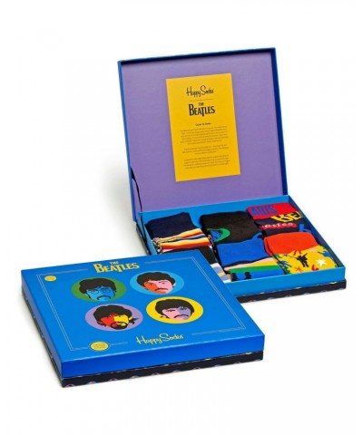 $39.36 The Beatles Happy Socks Box Set 6 Pack Footware