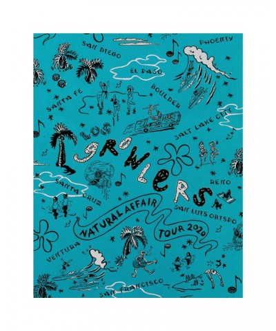 $9.25 The Growlers Limited Edition Spring Tour 2020 Poster (Blue) Decor