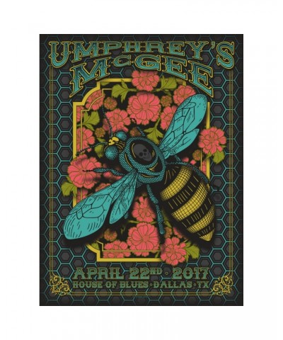 $10.20 Umphrey's McGee Dallas 2017 Poster by Derek Hatfield Decor