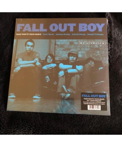 $8.10 Fall Out Boy TAKE THIS TO YOUR GRAVE (20TH ANNIVERSARY/BLUE JAY VINYL) Vinyl Record Vinyl