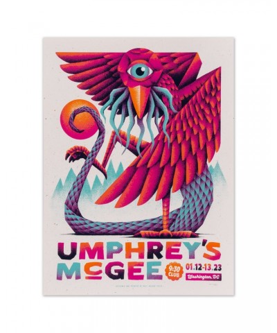 $12.00 Umphrey's McGee Washington D.C. 2023 Poster Decor