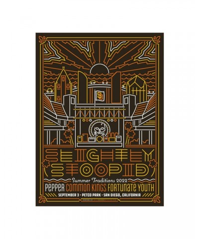 $16.00 Slightly Stoopid 9/3 San Diego CA SHOW POSTER - Regular & Foil - Bill Green Decor