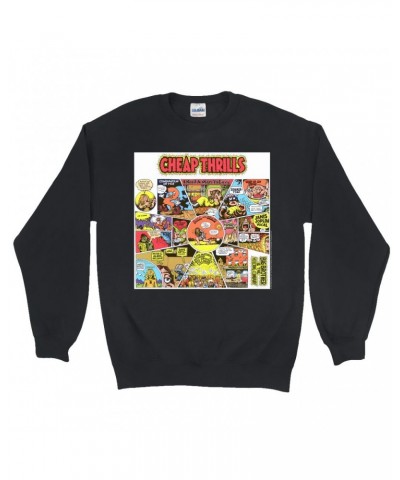 $10.49 Big Brother & The Holding Company Sweatshirt | Cheap Thrills Album Design Sweatshirt Sweatshirts